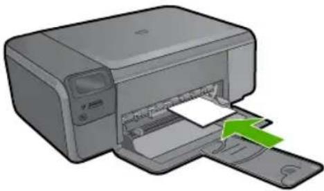 HP Photosmart C4640 - Per caricare carta fotografica di formato piccolo nel vassoio della carta - 2