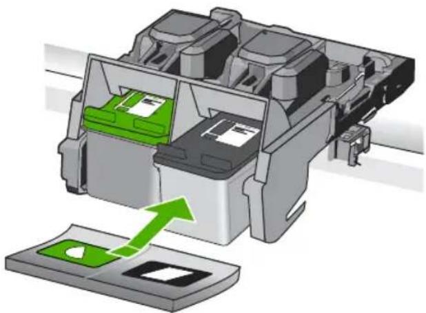 HP Photosmart C4640 - Pour remplacer les cartouches d'impression - 5