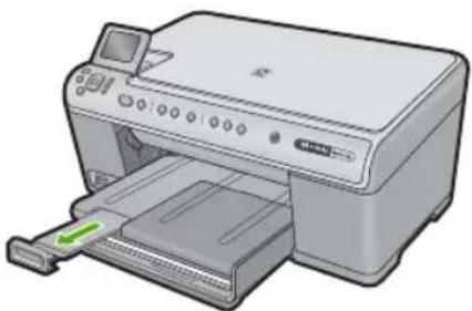 HP Photosmart C6340 - Pour charger du papier au format standard - 5