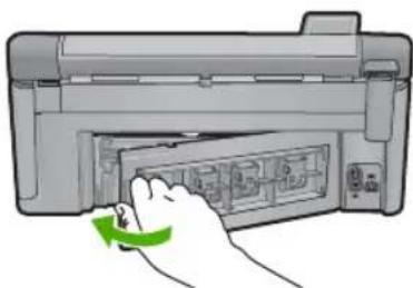 HP Photosmart C6340 - Een papierstoring in de achterklep verhelpen - 2