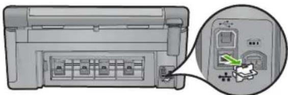 HP Photosmart C6340 - Het apparaat op het network aansluiten - 1