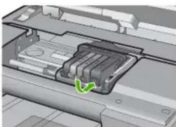 HP Photosmart C6340 - So tauschen Sie die Tintenpatronen aus: - 3