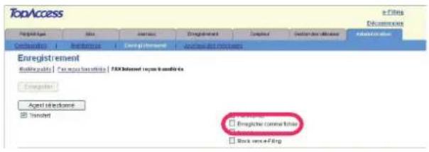 TopAccess e-Fits DOCUMENTS Enregistrement Enregistre... Agent Rechrome Transed Enregistre: Company's Enregistre: Company's Stock name: Eingene company Stock name: Eingene company
