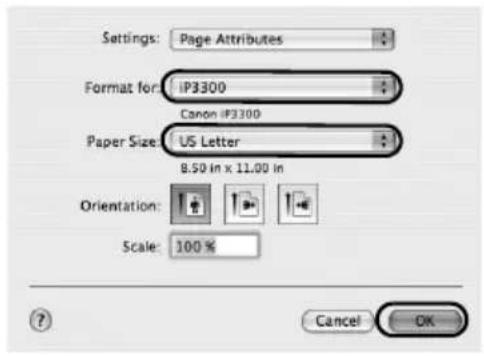 CANON Pixma iP3300 - Spausdinimas „Macintosh“ aplinkoje - 1