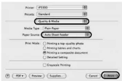 CANON Pixma iP3300 - Nota - 3