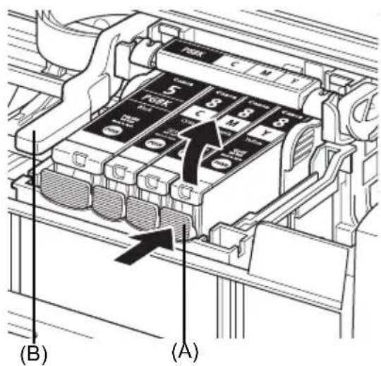 CANON Pixma iP3300 - Sustitución de un deposito de tinta - 1