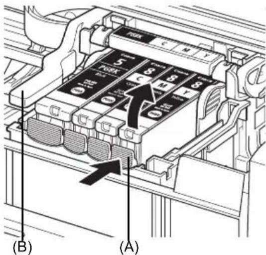 CANON Pixma iP3300 - Sostituzione dei serbati d'inchiostro - 1