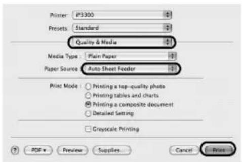 CANON Pixma iP3300 - Nota - 3