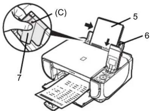 CANON Pixma MP520 - Loading Printing Paper in the Rear Tray - 2