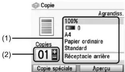 CANON Pixma MP520 - Réalisation de copies - 1