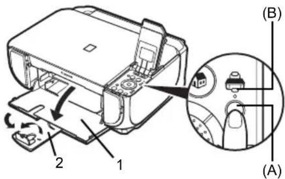CANON Pixma MP520 - Loading Printing Paper in the Rear Tray - 3