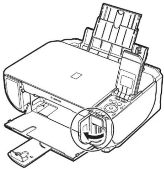 CANON Pixma MP520 - Introducción de la tarjeta de memoria - 1