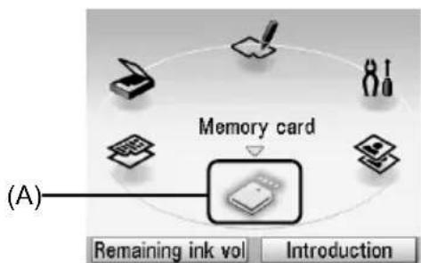 CANON Pixma MP520 - Turn the Easy-Scroll Wheel to select the mode, then press the OK button. - 1