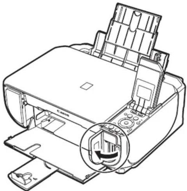 CANON Pixma MP520 - Inserção do cartão de memória - 1