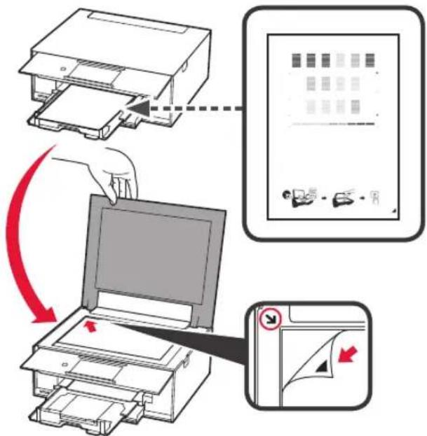CANON Pixma TS9000 - Τοποθέτηση χαρτιού / Ευθυγράμμιση για την Κεφαλή εκτύπωσης - 9