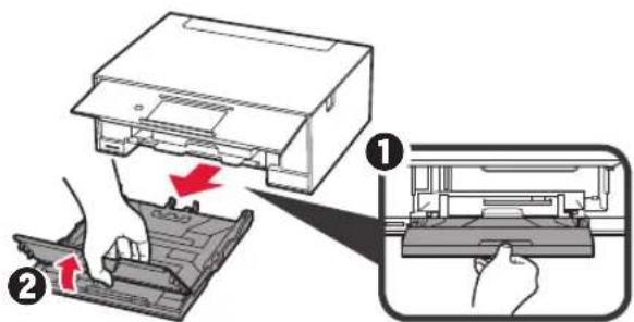 CANON Pixma TS9000 - Caricamento della carta / Allineamento della testina di stampa - 3
