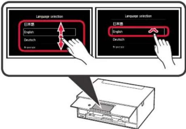 CANON Pixma TS9000 - Αφαίρεση υλικών συσκευασίας/ Ενεργοποίηση του εκτυπωτή - 6