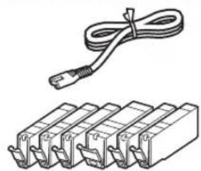 CANON Pixma TS9000 - Kontrollér medfølgende elementer - 1