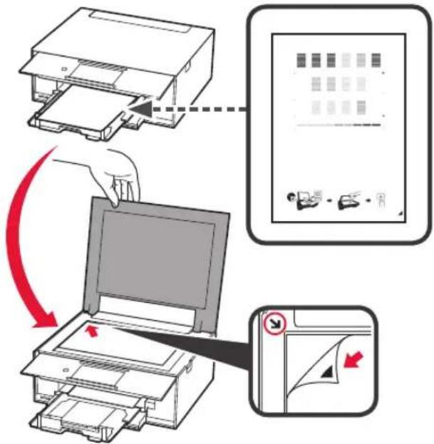 CANON Pixma TS9000 - Legge inn papir/justere skrivehodet - 9