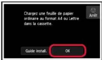 CANON Pixma TS9000 - Chargement du papier / Alignement de la tête d'impression - 7