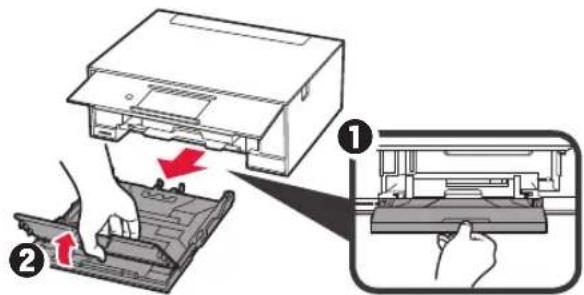 CANON Pixma TS9000 - Einlegen von Papier/Ausrichten des Druckkopfs - 3