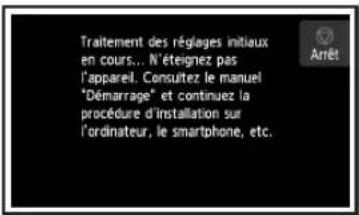 CANON Pixma TS9000 - Si l'écran suivant s'affiche, passez à la page suivante. - 1
