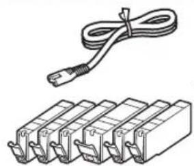 CANON Pixma TS9000 - Kontrollera medföljande delar - 1