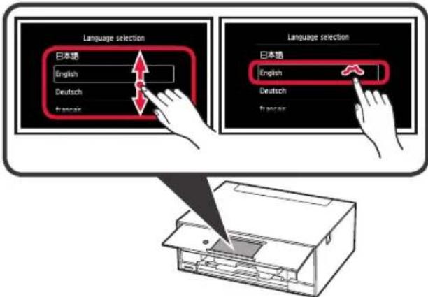 CANON Pixma TS9000 - Removendo os materiais de embalagem/ligando a impressora - 6