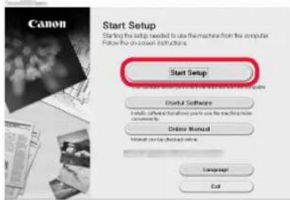 CANON Pixma TS9000 - Using the Setup CD - 2