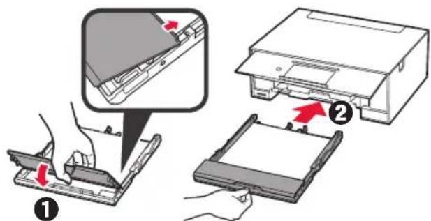 CANON Pixma TS9000 - llægning af papir/justering af printhoved - 5