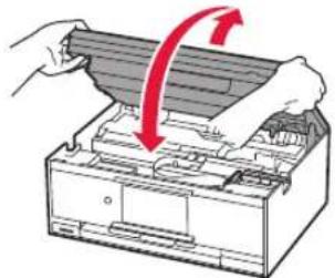 CANON Pixma TS9000 - Ta bort förpackningsmaterial/slä på skrivaren - 4