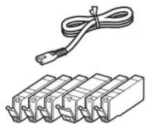 CANON Pixma TS9000 - Comprobación de los elementos suministrados - 1