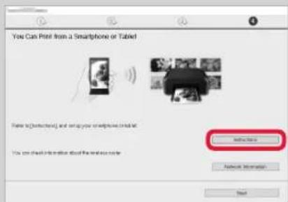 CANON Pixma TS9000 - Du kan konfigurere smarttelefon underveis i trinnene. - 1