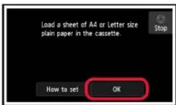 CANON Pixma TS9000 - Papier plaatsen / de printkop uitlijnen - 6