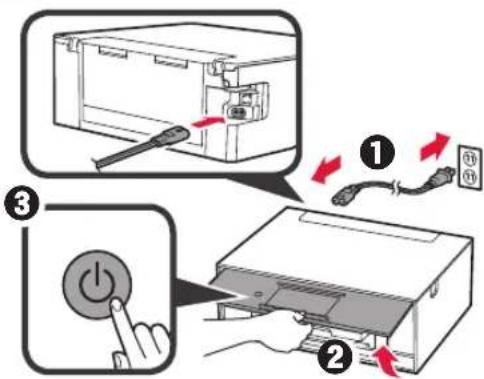 CANON Pixma TS9000 - Fjern emballagen/Tænd printeren - 5