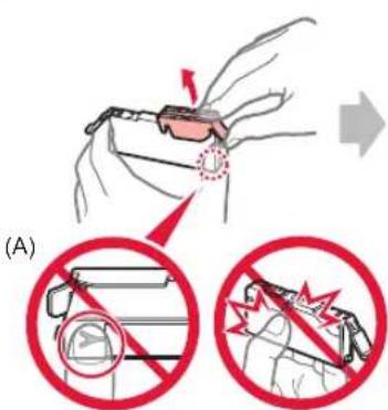 CANON Pixma TS9000 - Verpakkingsmateriaal verwijderen/de printer inschakelen - 13