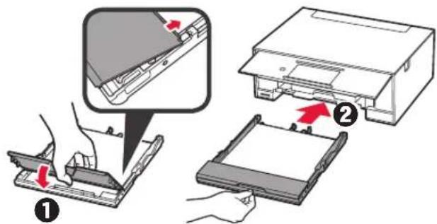 CANON Pixma TS9000 - Caricamento della carta / Allineamento della testina di stampa - 6