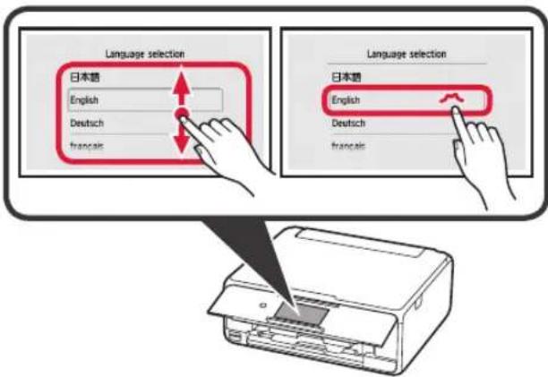 CANON Pixma TS8000 - Entfernen des Verpackungsmaterials/Anschalten des Druckers - 6