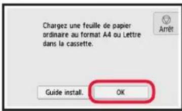 CANON Pixma TS8000 - Chargement du papier / Alignement de la tête d'impression - 7