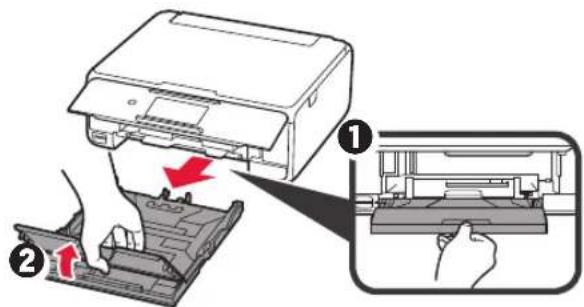 CANON Pixma TS8000 - Fylla på papper/justera skrivhuvudet - 3