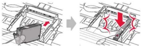 CANON Pixma TS8000 - Installation af blækbeholderen - 5
