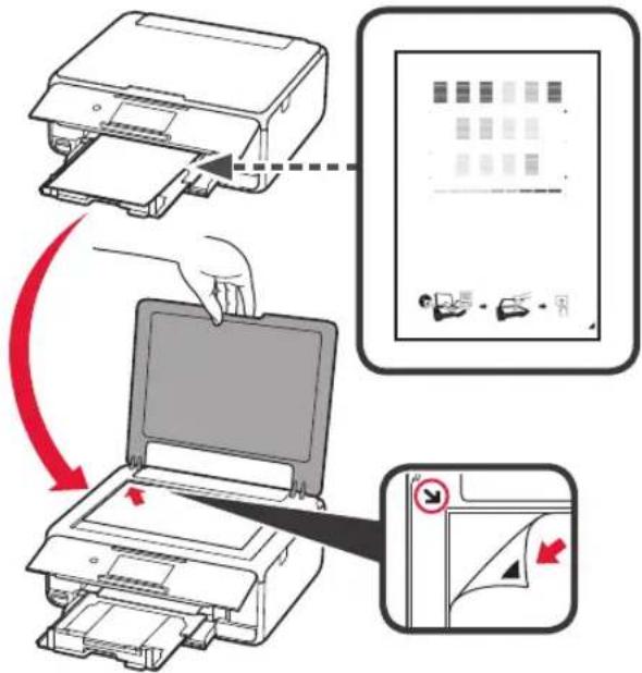 CANON Pixma TS8000 - Legge inn papir/justere skrivehodet - 9