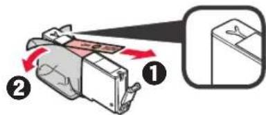 CANON Pixma TS8000 - Removendo os materiais de embalagem/ligando a impressora - 12