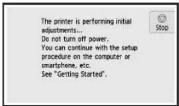 CANON Pixma TS8000 - Αν εμφανιστεί η ακόλουθη οθόνη, προχωρήστε στην επόμενη σελίδα. - 1