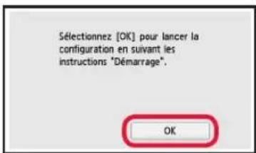 CANON Pixma TS8000 - Retrait des matériaux d'emballage / Mise sous tension de l'imprimante - 9