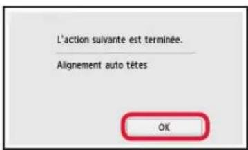 CANON Pixma TS8000 - Chargement du papier / Alignement de la tête d'impression - 11