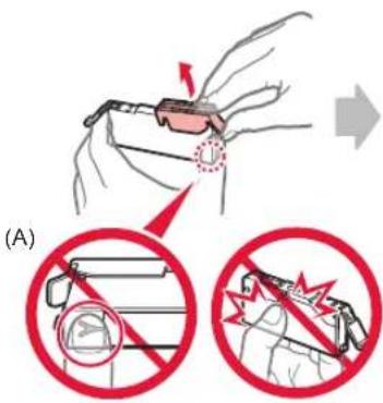 CANON Pixma TS8000 - Installation des Tintenbehälters - 5