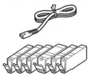 CANON Pixma TS8000 - Überprüfen des Lieferumfangs - 1