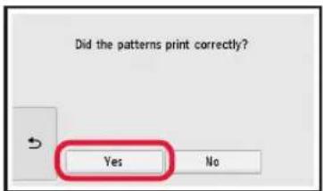 CANON Pixma TS8000 - llægning af papir/justering af printhoved - 7