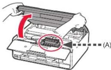 CANON Pixma TS8000 - Installazione del serbatoio d'inchiestro - 3